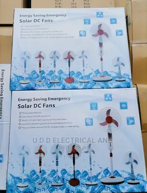 Rechargeable Standing Solar Fan Last Longer