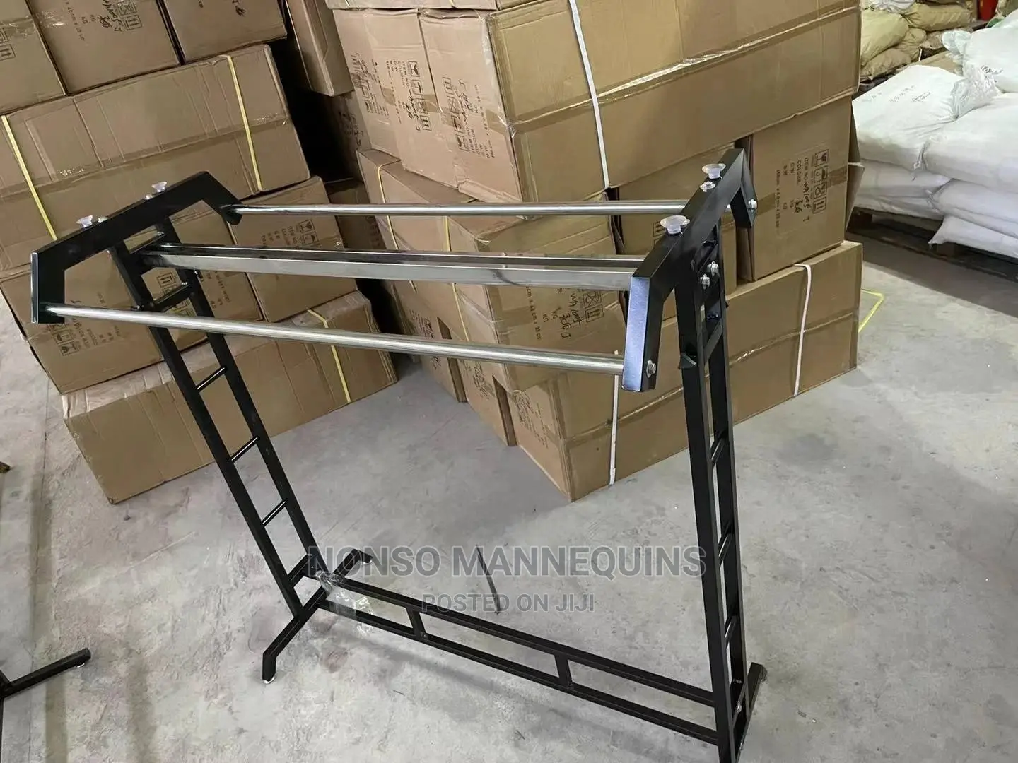 Black Coat Rack Display Stand