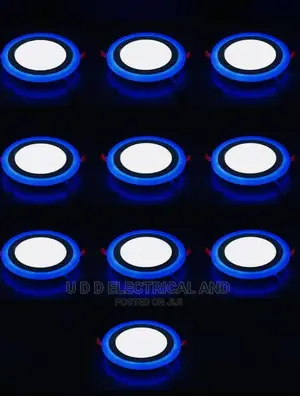Blue and White Pop Light Available in 3+3w 6+6w and 18w