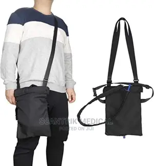 Bag Holder With Long Catheter Tube Cover and Adjustable