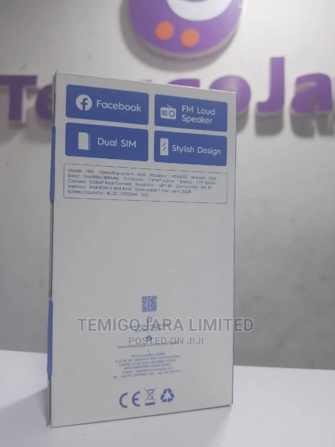 New Tecno T101 Blue