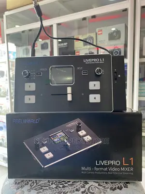 Feelworld LIVEPRO L1 4 Ch Live Video Switcher With Ext FAN