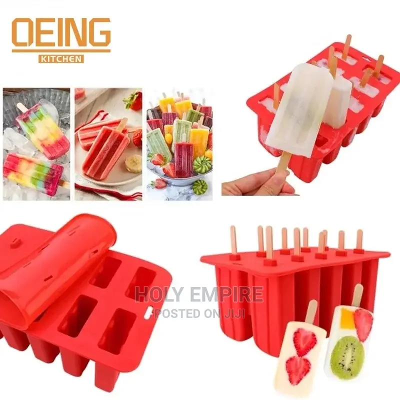 10 Hole Silicone Ice Cream Mold