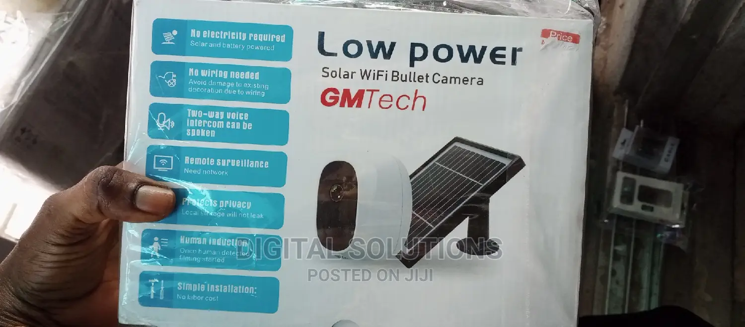 Wireless Wifi Solar Camera- Mini Camera