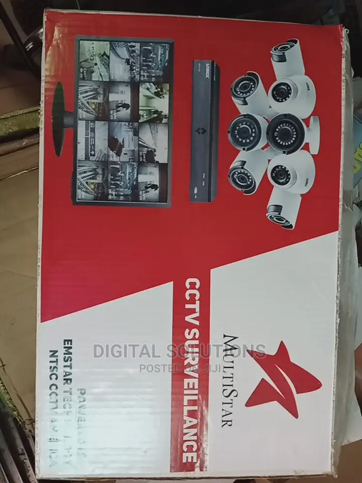 CCTV Kit Digital Video Record Wired 4 Channel Kit