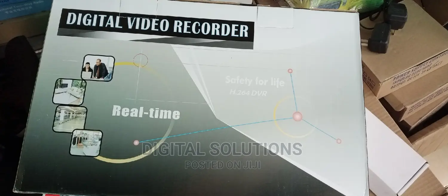 CCTV Kit Digital Video Record Wired 4 Channel Kit