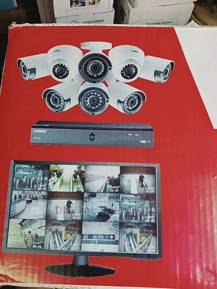CCTV Kit Digital Video Record Wired 4 Channel Kit