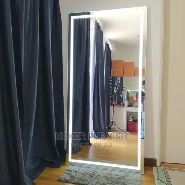 Wavy Full Length Wall Mirror