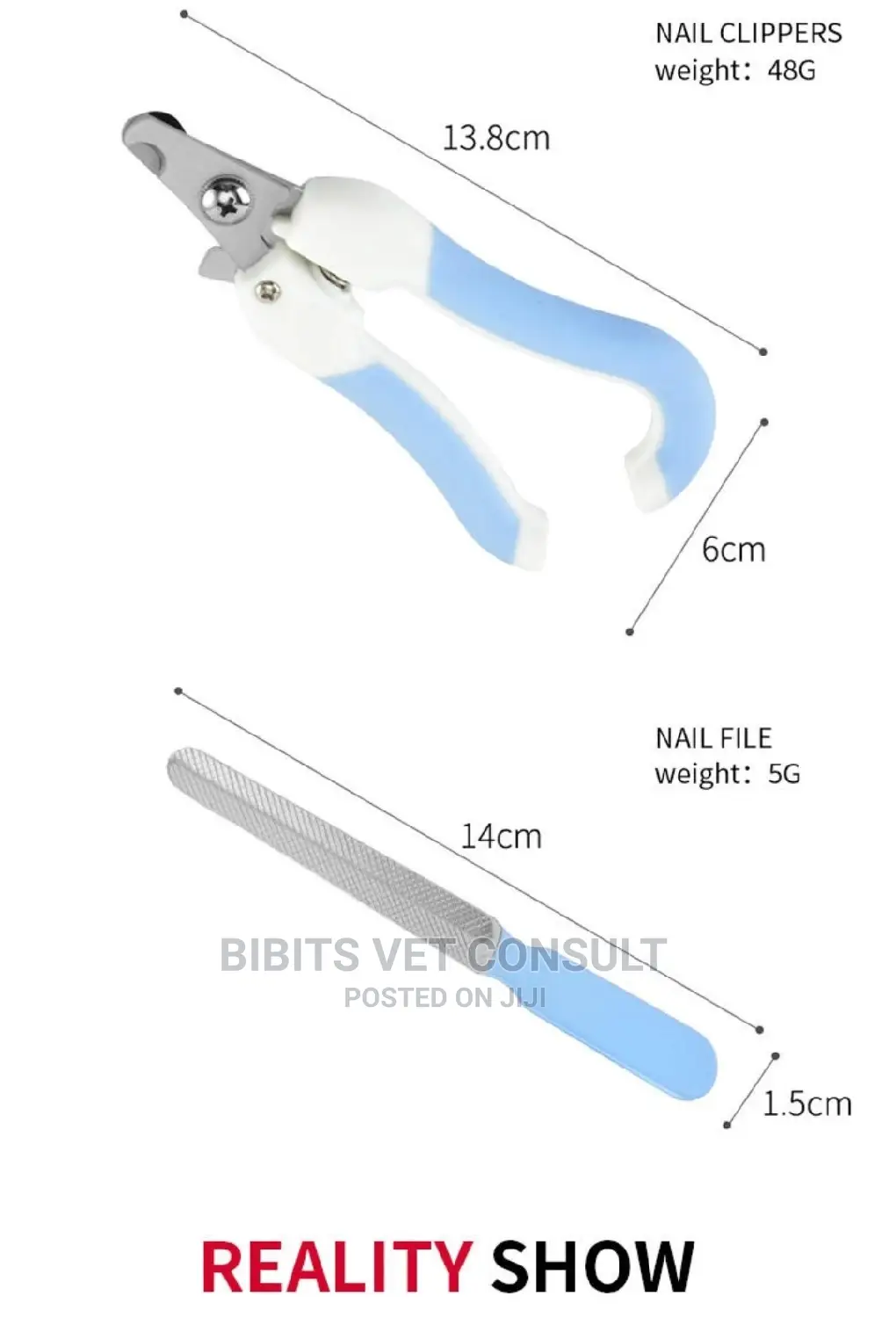 Pet Nail Clippers Set