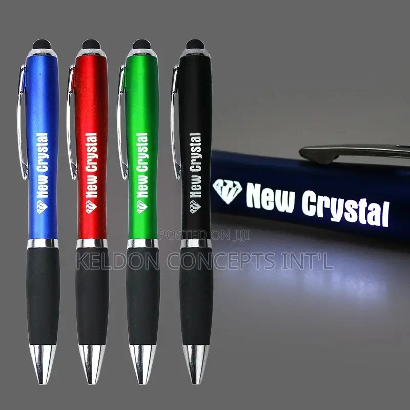Led Logo Stylus Pen With Branding ;Moq-50pcs
