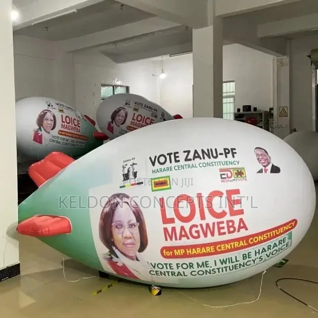 Campaign Inflatable PVC Balloon Advertising Blimp