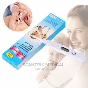 High Thermometer for Fever Use for Baby and Adult's (White)