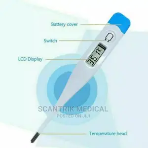 Medical Digital Screen Display Baby Celsius Thermometer