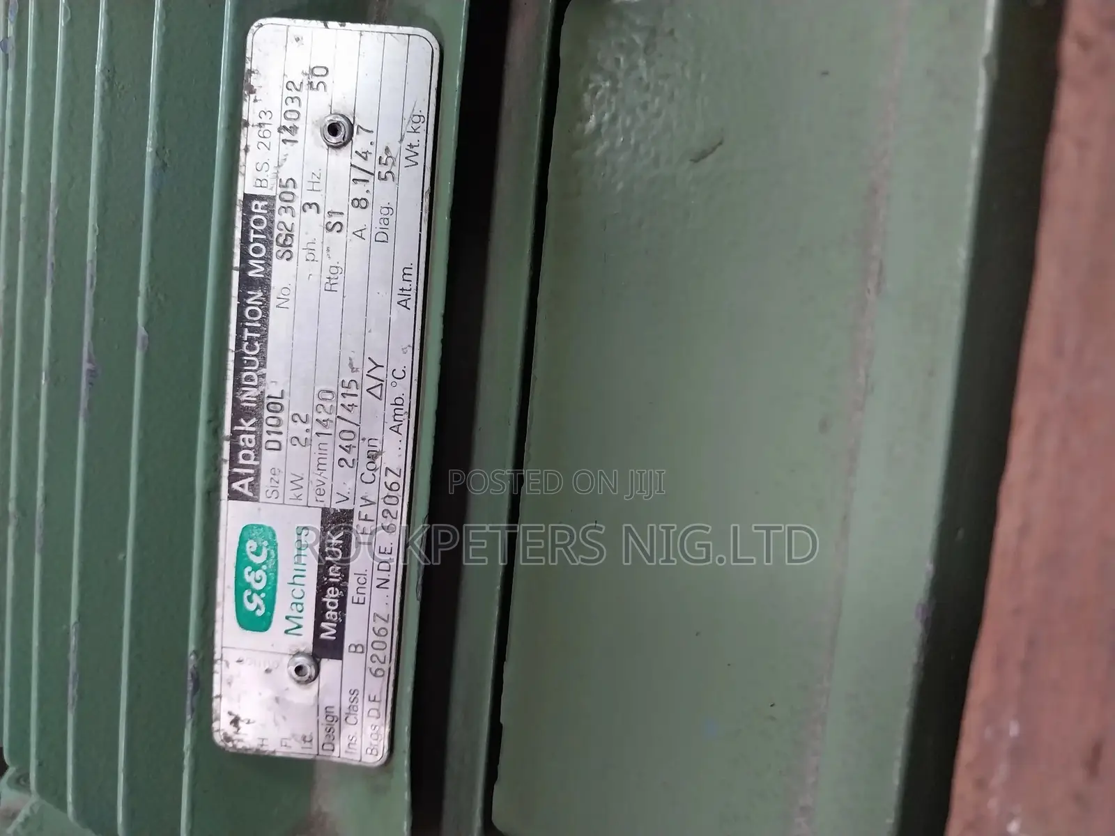 WERIE RIETSCHLE 3hp Vacuum Pump CL40DV