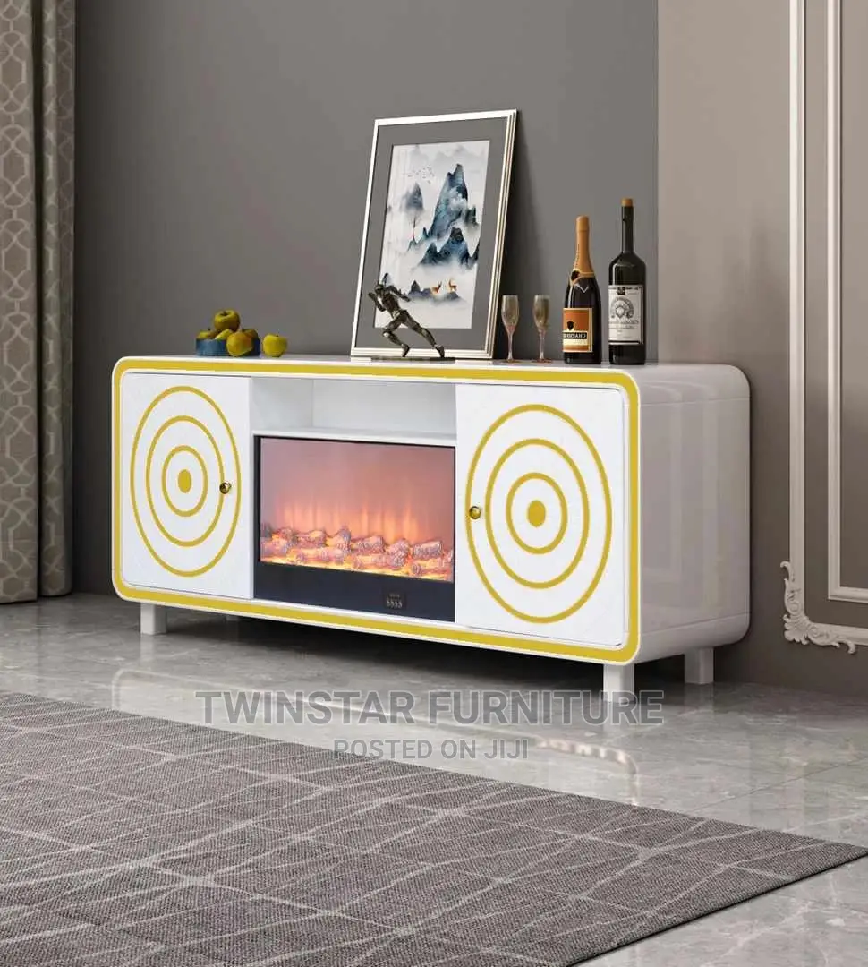 New Modern Royal Fireplace TV Stands in Ojo Furniture, Twinstar
