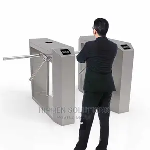 304 Stainless Steel Waist Height Swing Tripod Turnstile