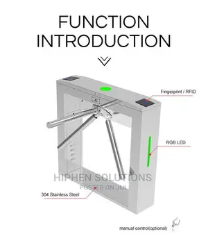 Access Control Half Waist Height Security Rfid Turnstile