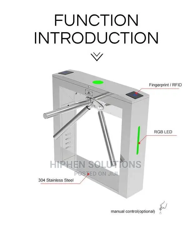 Access Control Half Waist Height Security Rfid Turnstile