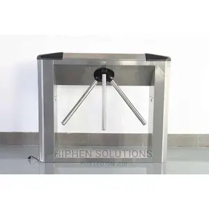 Barcode Fingerprint Access Control System Tripod Turnstile