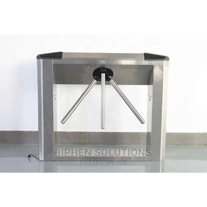 Barcode Fingerprint Access Control System Tripod Turnstile