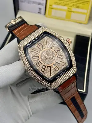 Franck Muller~ Leather~Wristwatch