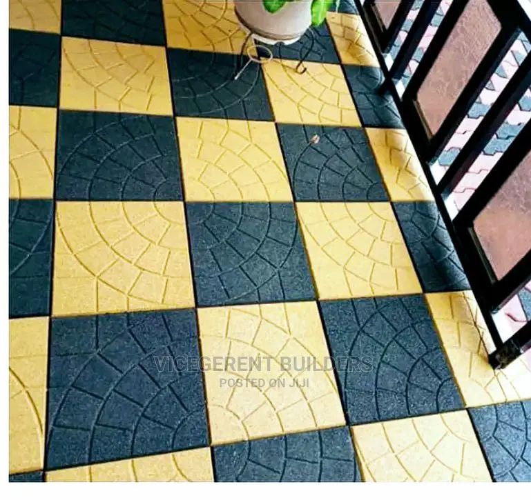 Turtle Shell Rubber Tiles