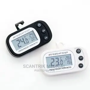 Digital Fridge Refrigerator Thermometer With Magnet Time