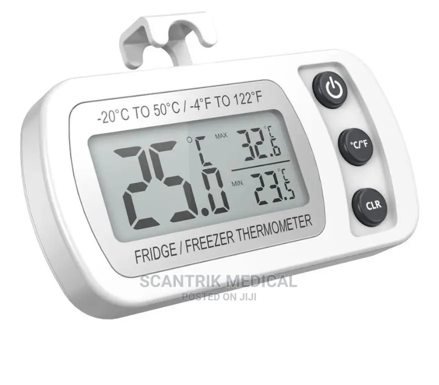 Portable Digital Fridge Refrigerator Thermometer With Magnet