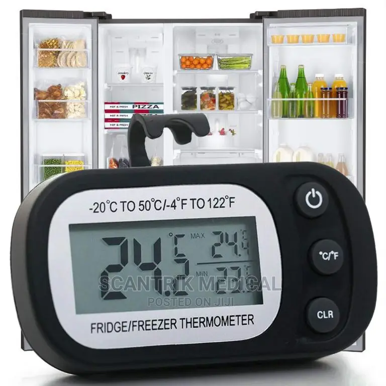 Digital Fridge Refrigerator Freezer Max Min Thermometer