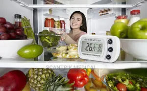 Digital Refrigerator Thermometer LCD Screen Fridge Freezer