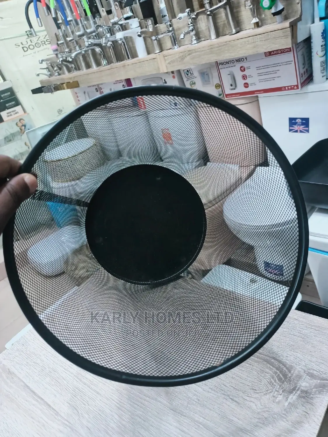 Black Trash Can (Waste Paper Bin)
