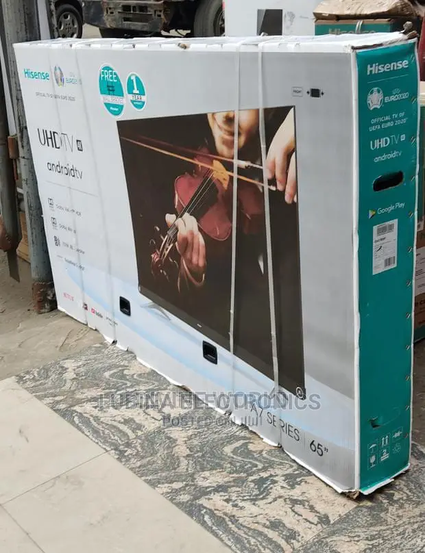Brand New HISENSE 65" Android UHD 4K Smart Internet Televisi