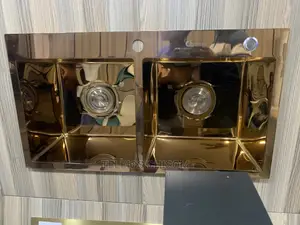 Gold Sink Mirror