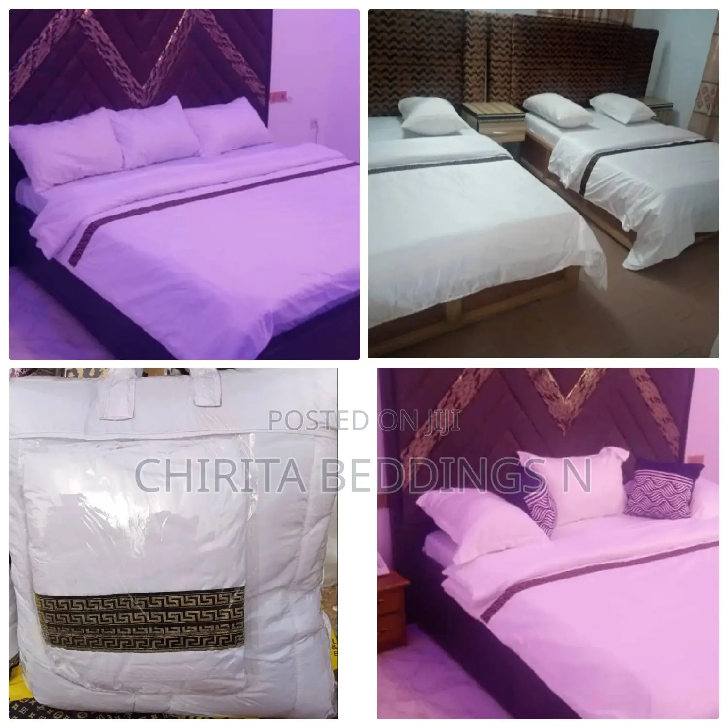 Hotel White Bedsheet and Duvet