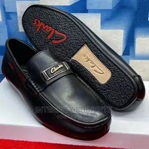 Clarks Black Loafers Shoes