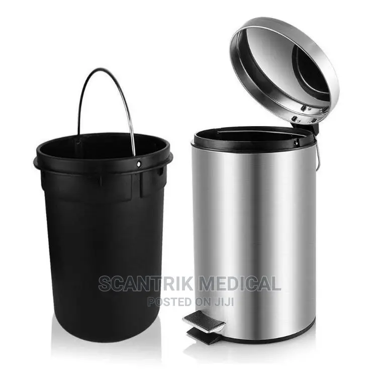 Reusable Stainless Pedal Bin
