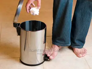 Pedal Trash Bin - 12 Litres for Home Hospital Clinic Offices