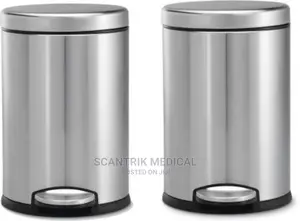 Stainless Steel Dustbin for Bathroom,Steel Pedal Dustbin Car