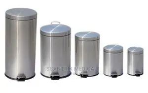 Stainless Steel Pedal Car Dustbin,Waste Bin,Office Kitchen