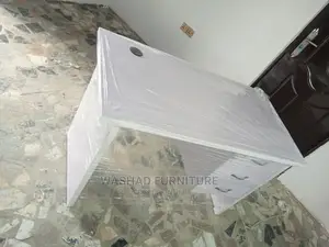 White Office Table With Drawers