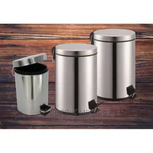Quality Medical Stainless Steel Dustbin for Bathroom