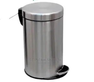 High Quality Stainless Pedal Car Dustbin,Waste Bin, Office