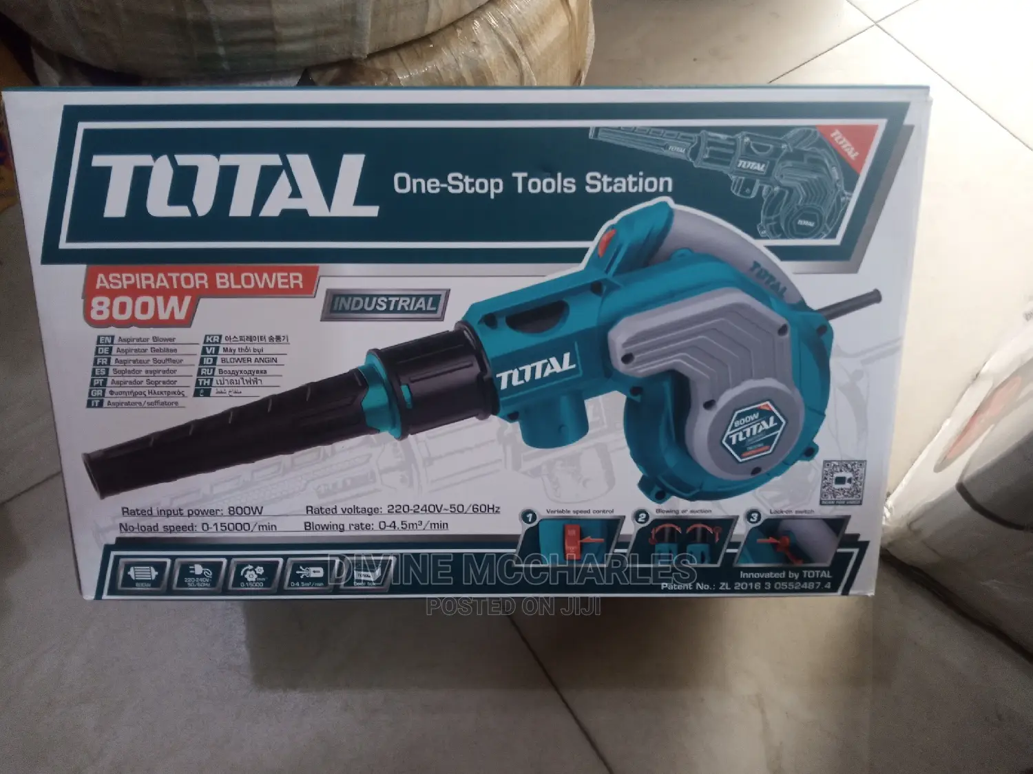 800w Aspirator Blower
