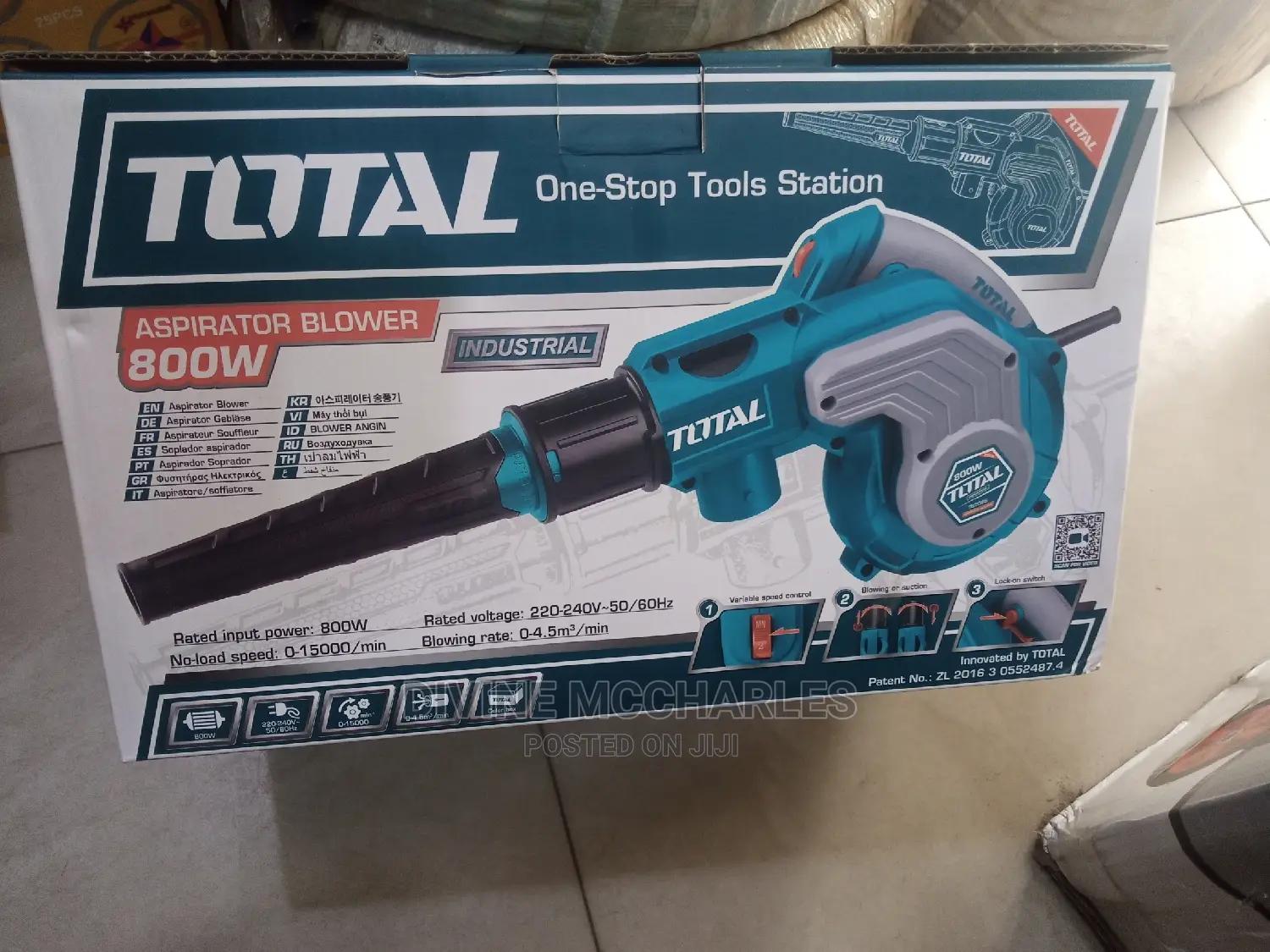 800w Aspirator Blower