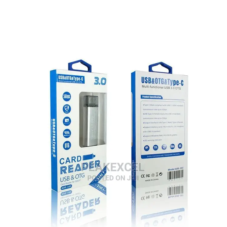 USB C Type-C Otg Tf USB 3.0 Sd Card Reader Adapter