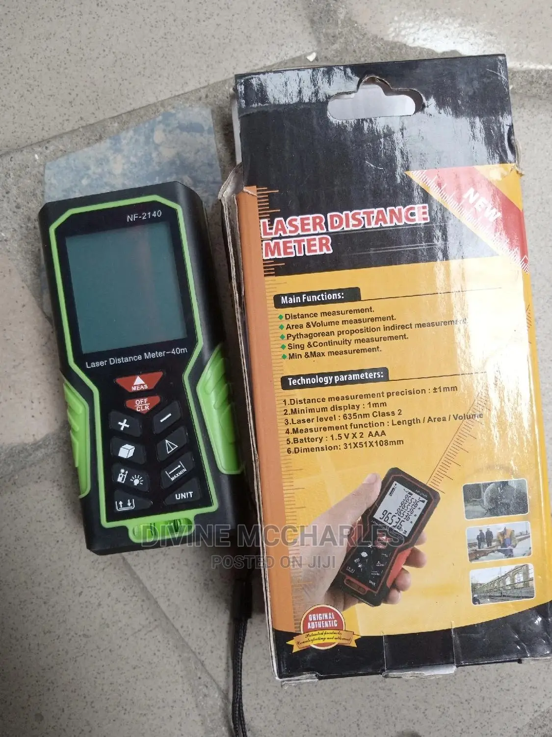40meters Digital Laser Tape