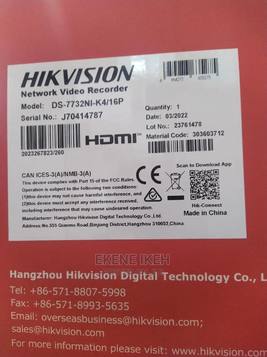 Hikvision NVR