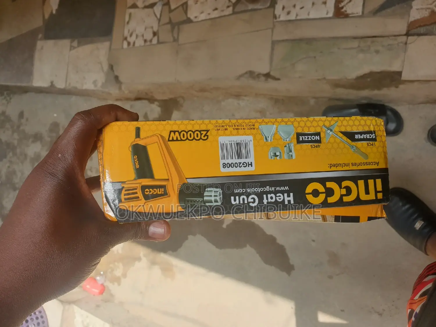 Heat Gun Ingco 2000w