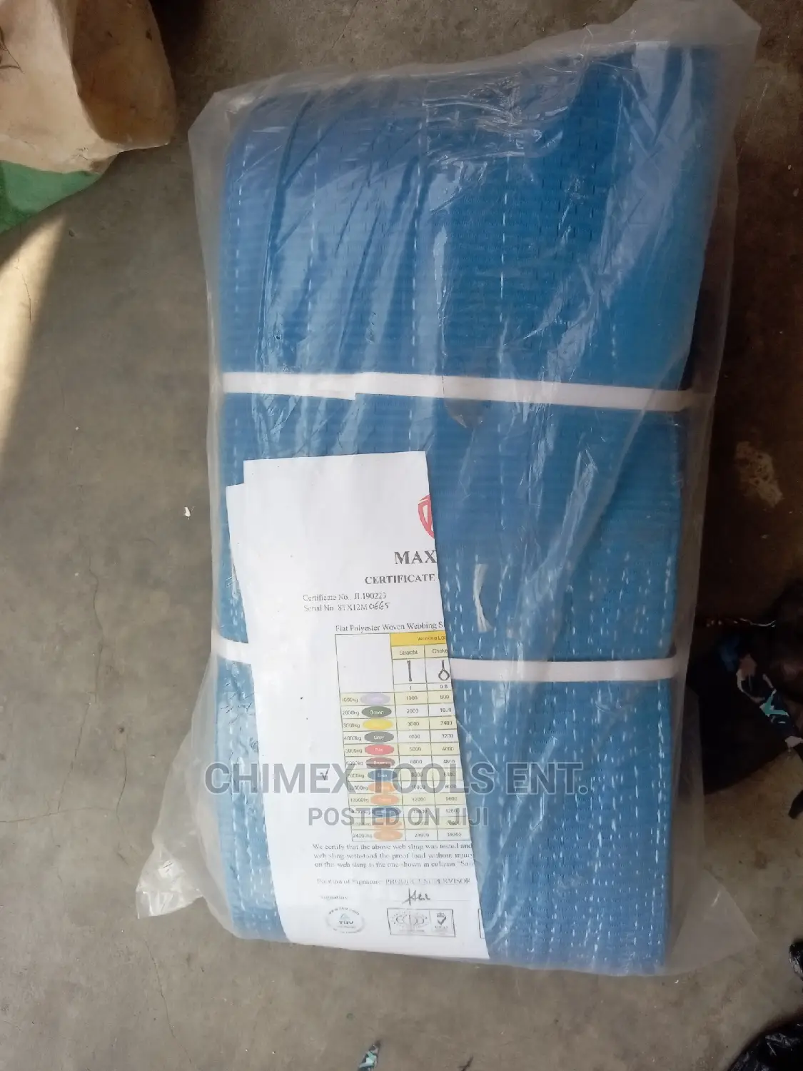 Lifting Belt Original 8 Tons by 8meter