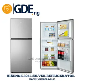 Hisense 205l Silver Double Door Refrigerator